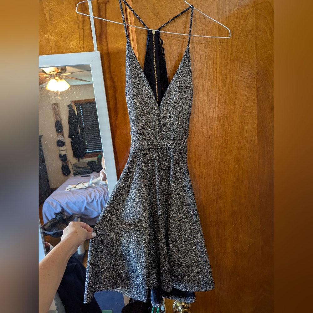 Windsor Sparkly Navy Blue Dress